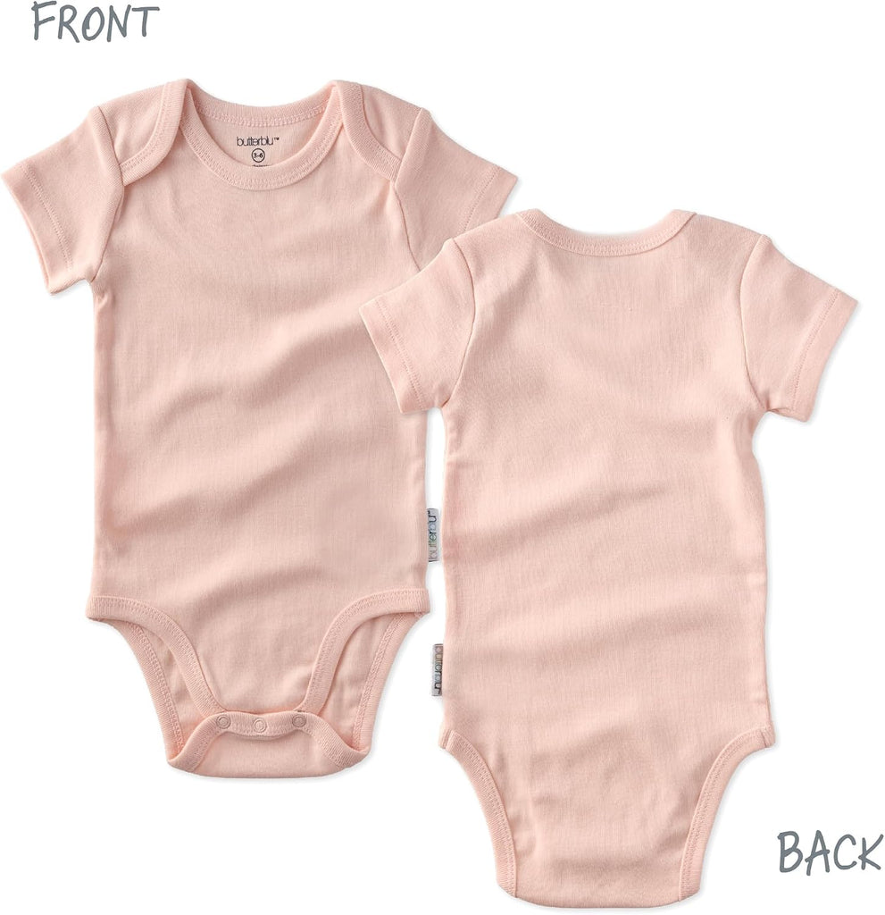 Avery Multipack Short Sleeve Bodysuits 100% Organic Cotton