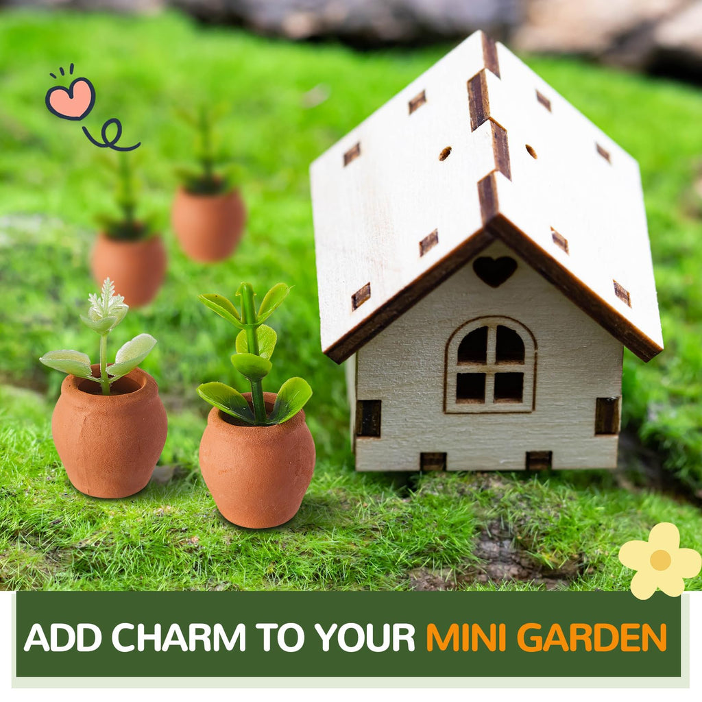 60 Pcs Mini Terracotta Clay Pots for Succulent Cactus Crafts