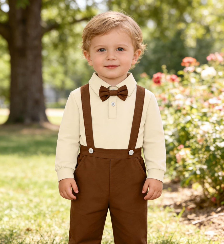 Toddler Baby Boy Clothes Cute Overalls Fall Winter Outfits Set 1