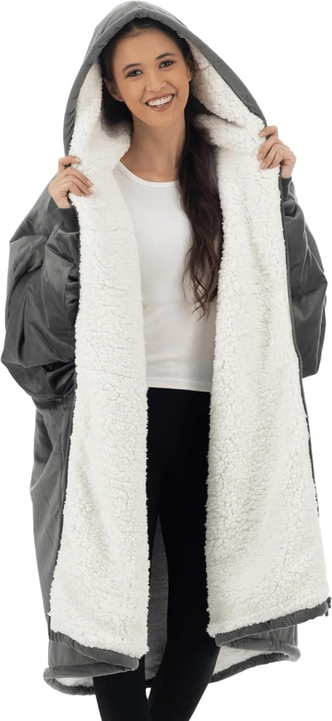 Original Full Zip | Shark Tank | Sherpa Wearable Blanket Hoodie