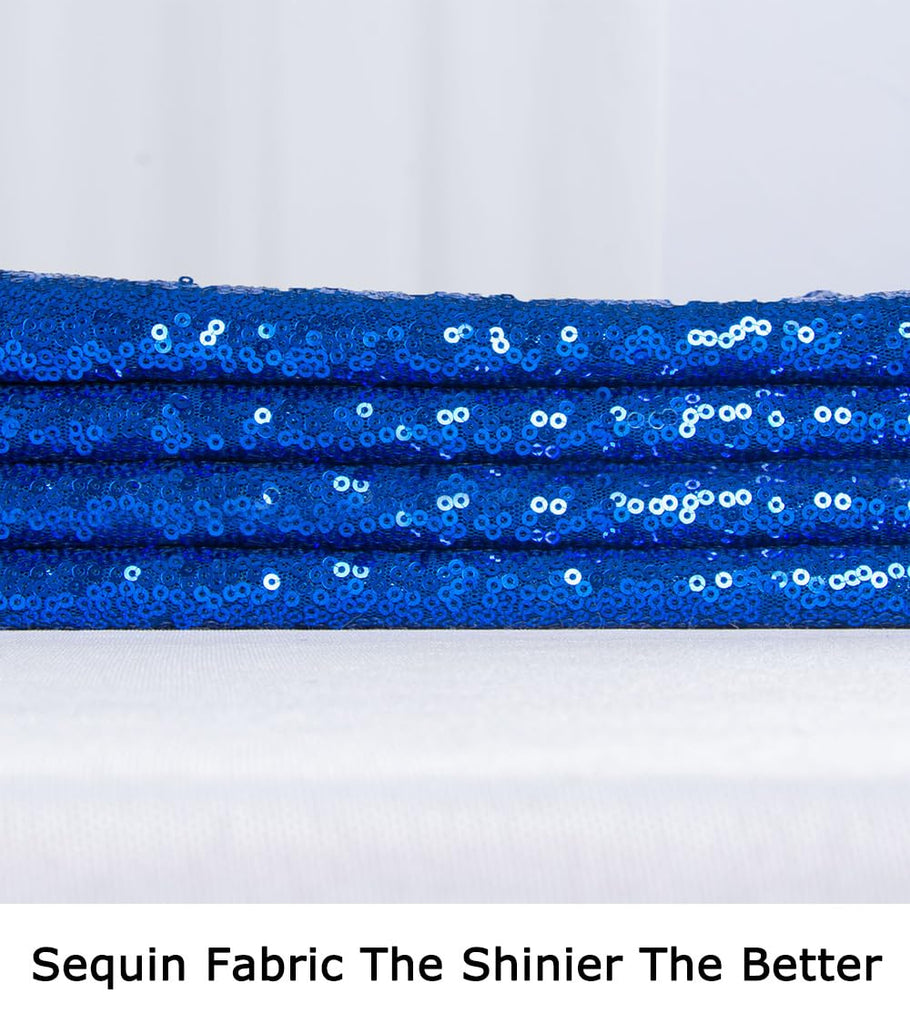 12 Feet 4 Yards Royal Blue Sequin Fabric, by The Yard, Sequin Fabric, Tablecloth, Linen, Sequin Tablecloth, Table