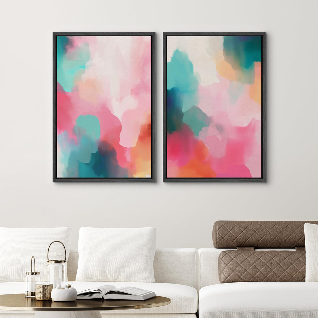 Framed Canvas Print Wall Art Monochrome and Gold Abstract Black and White Illustrations Modern Art Decorative Minimal