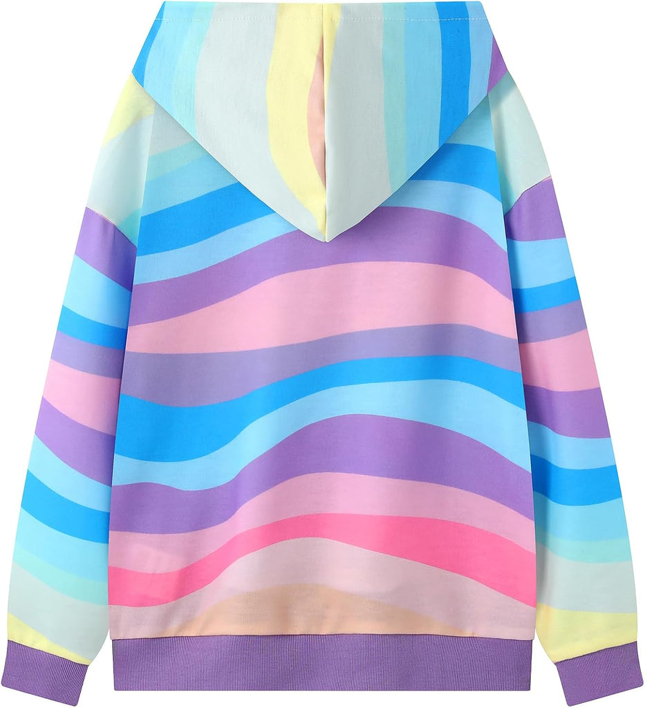 Hoodies, Graphic Long Sleeve Sweatshirt Pullover