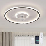20" Flush Mount Ceiling Fan with Lights and Remote, 6 Wind Speeds, Dimmable LED for Bedroom, Kids Room and Living Room A101-B0C4PDHTXH