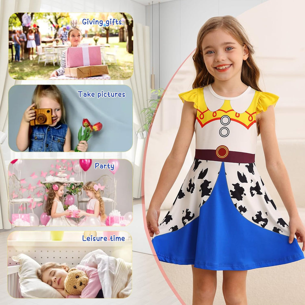Girls Nightgowns Princess Pajamas for Toddler Kids Sleepwear Nightdress