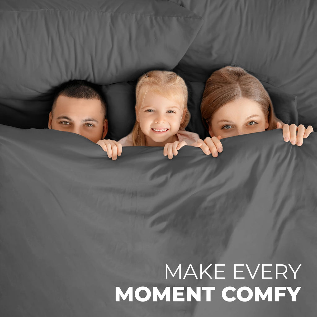 4 Piece Queen Sheets Set - Soft Brushed 1800 Microfiber Bedding - 1 Fitted and 1 Flat Sheet, 2 Pillow Cases - Wrinkle