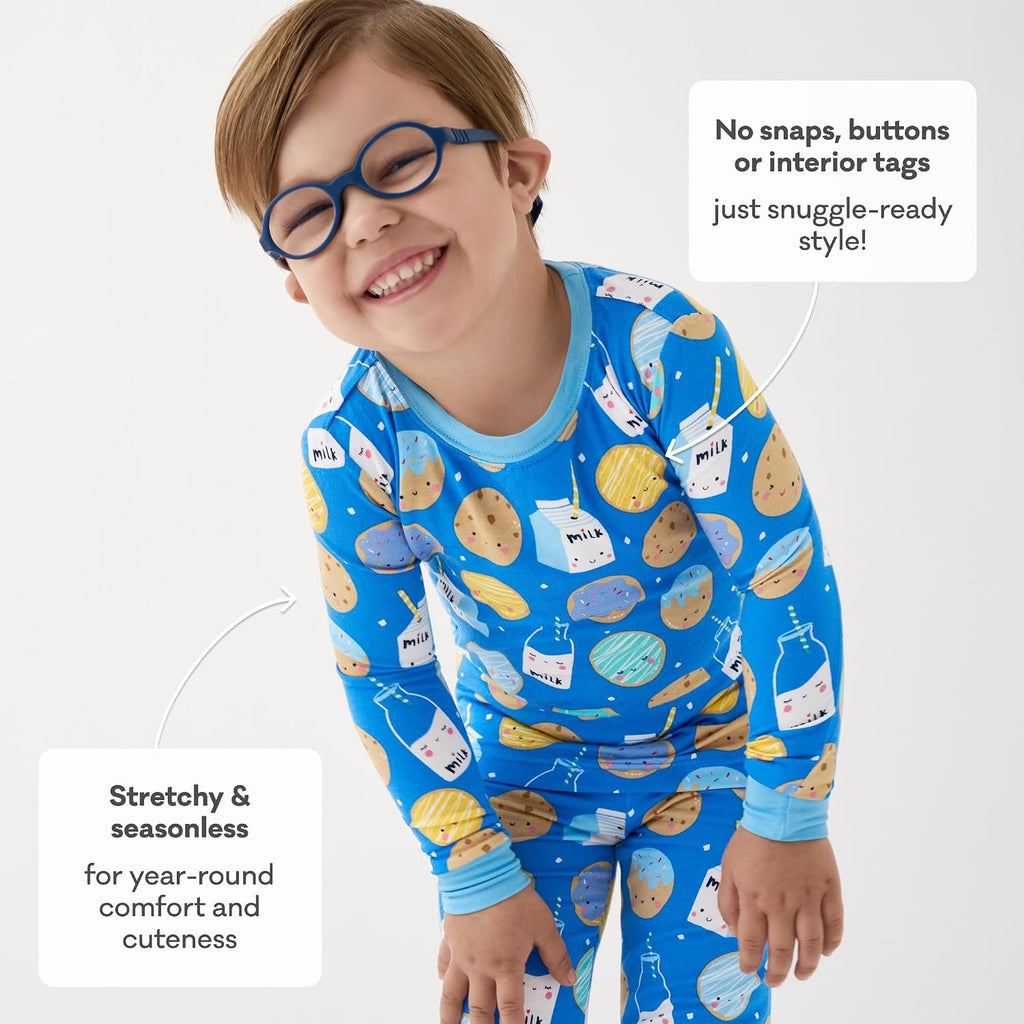 Two-Piece Pajama Set, Viscose from Bamboo, Toddler Kids PJs