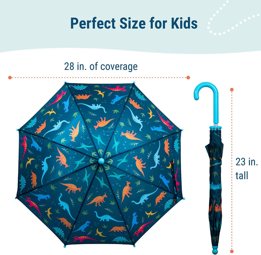 Kids Umbrella - Rainproof Canopy, Curved Handle, Easy Hanging Design
