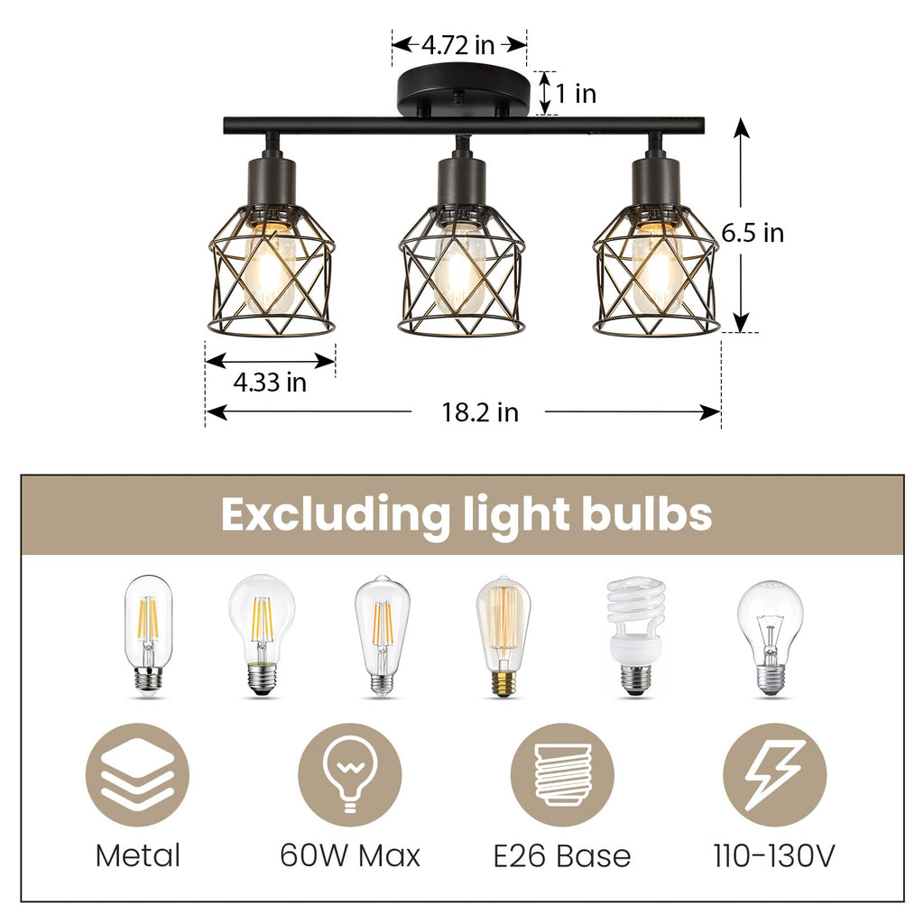 Kitchen Track Lighting, Island Lights, Farmhouse Ceiling Light