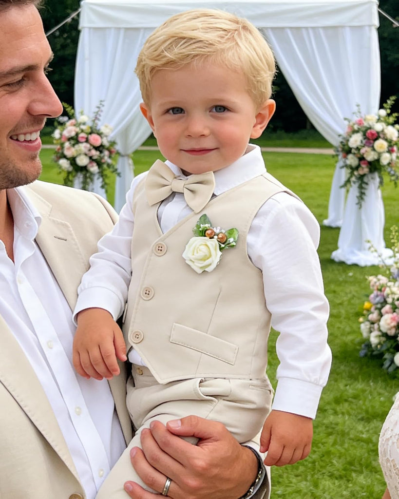 Baby Boy Baptism Outfit Suit Set Christening Formal