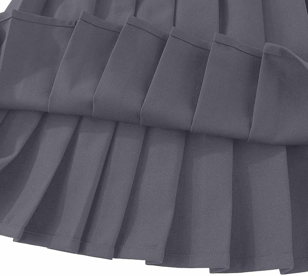 School Uniform Skirts Pleated Knee Length Skorts Back to School