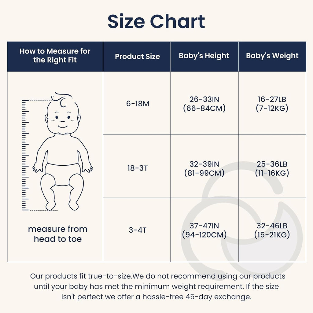 Unisex Toddler Sleep Sack with Feet, 2.5 Tog Baby Winter Sleep Sack Long Sleeve Gifts for Boys & Girls