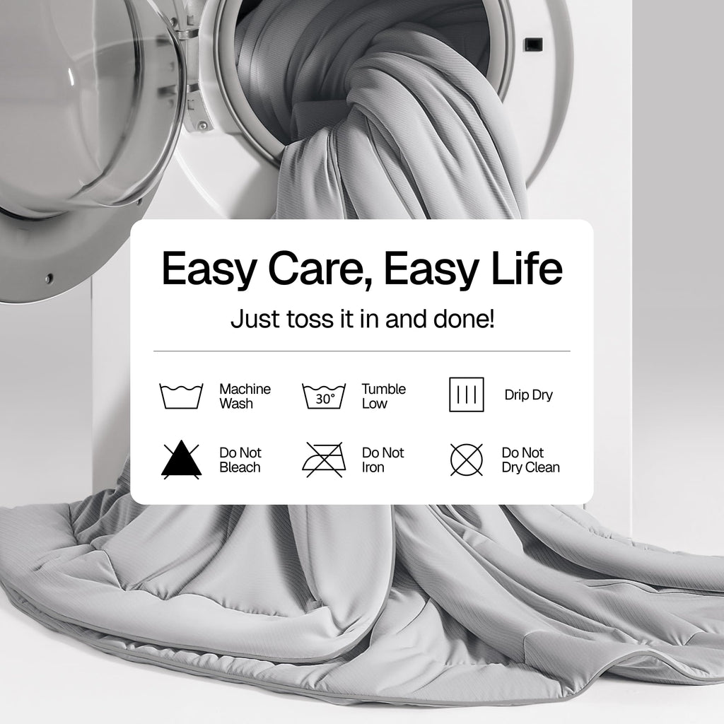 Cooling Comforter - Cooling Blankets for Hot Sleepers, Lightweight Comforter for Summer with Dual-Sided Cool Tech