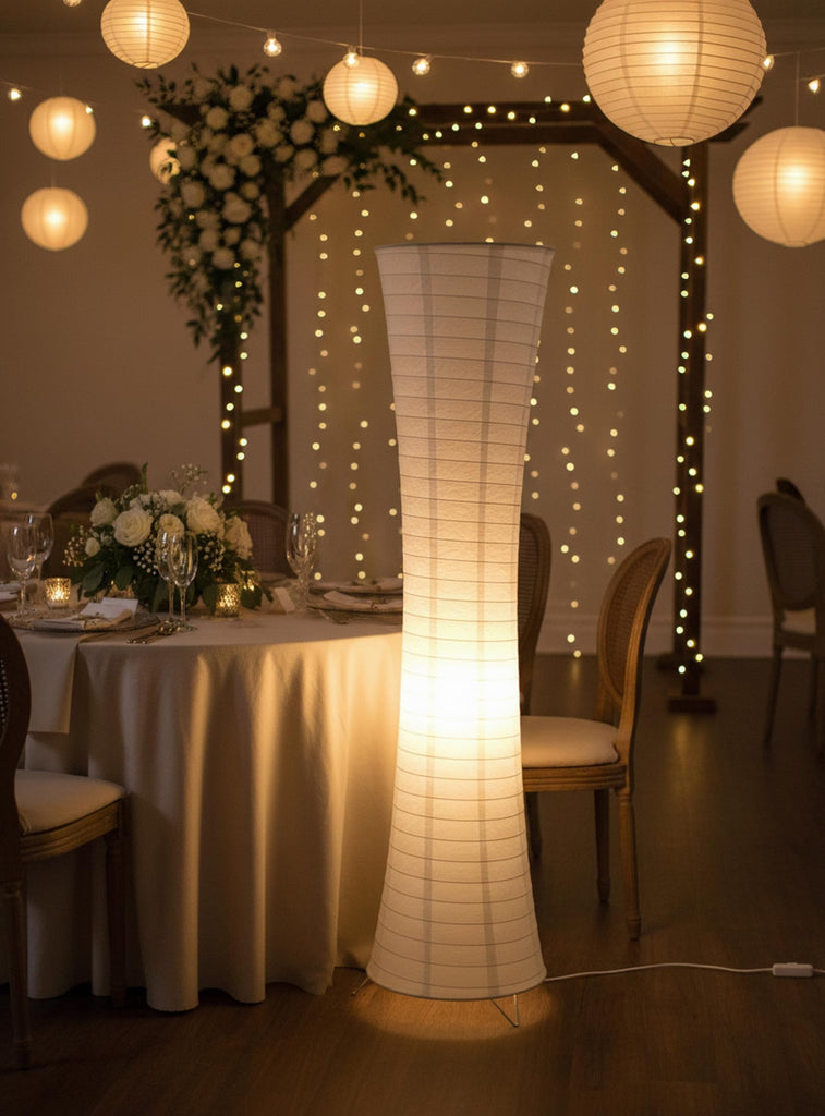 47.6-inch Japanese Paper Floor Lamp