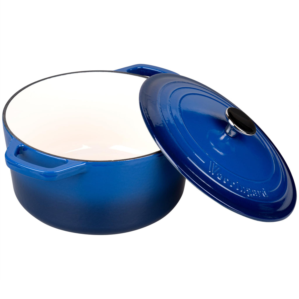 Enameled Cast Iron Dutch Oven Pot with Lid, for Bread Baking, Round Bread Oven- include Sourdough Bread Baking