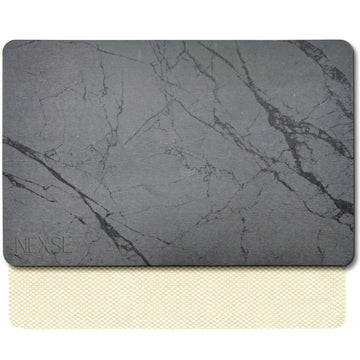 Extra Large Stone Bath Mat (32" x 20") | Non Slip Super Absorbent Quick Dry Diatomaceous Earth Bath Mat | XL