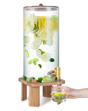 3 Gallon Large Drink Dispenser for Parties, Beverage Dispenser with Stand