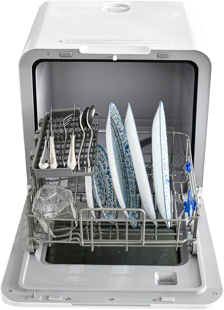 Portable Countertop Dishwasher No Hookup Unit with 6-Liter Water Bank for, Apartment, or RV