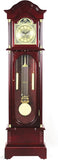 Traditional Floor Standing Grandfather Clock, 72-inch, Cherry Finish, Metal Dial with Roman Numerals, Westminster Chime, 19.25W x 71.63H...
