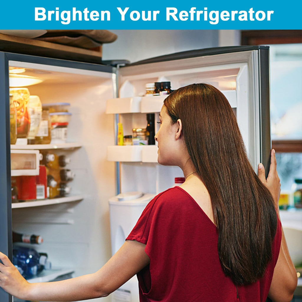 LED Refrigerator Light Bulb 40W Equivalent A15 Fridge Waterproof Bulbs E26 Base Energy Saving Appliance Freezer Light