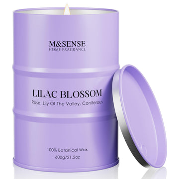 Lilac Blossom Soy Candle, 21.2oz Scented