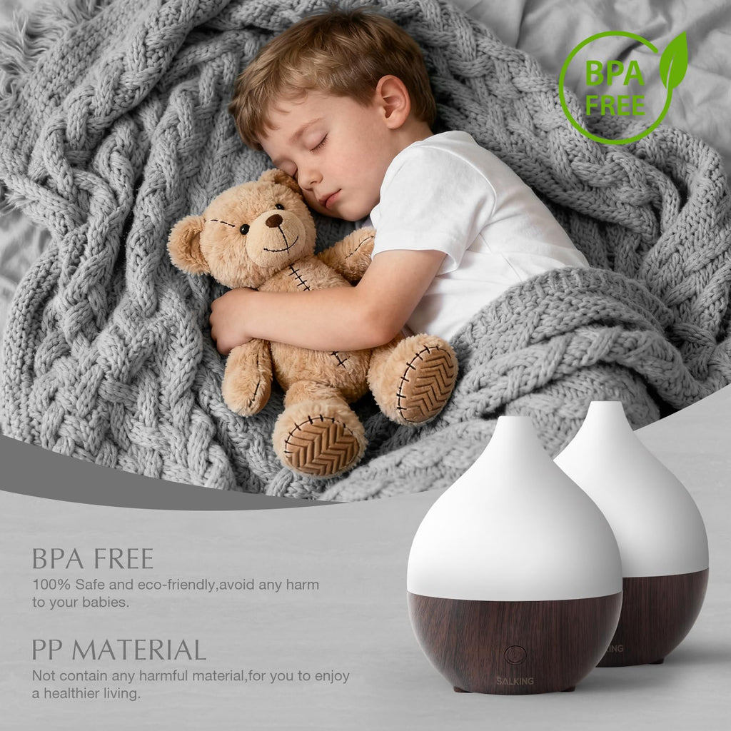 Essential Oil Diffuser 2 Pack, 100ml Ultrasonic Diffuser