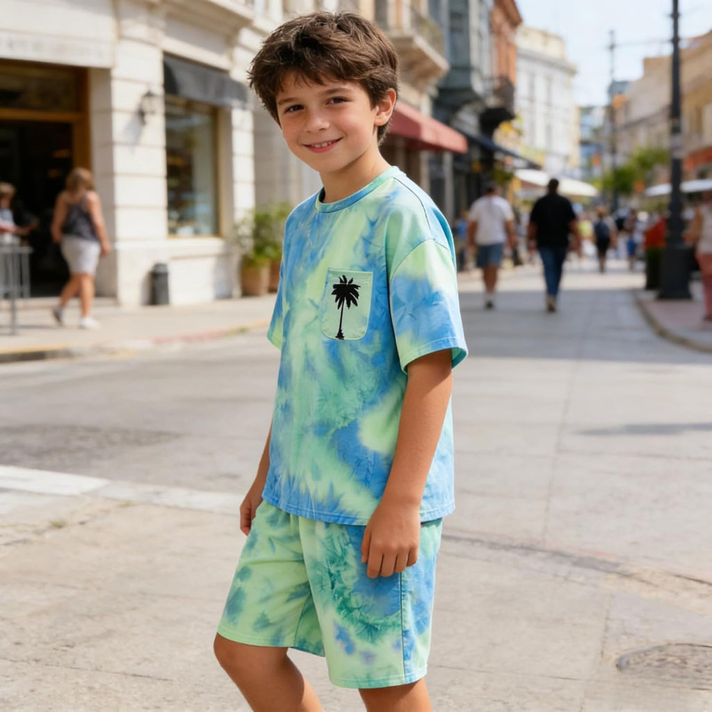 Boys Summer Clothes 2 Piece Sleeveless Tank Tops Workout Casual Shorts Set Summer Outfits for Teen Tween Boys