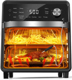 Plug-In Grill Air Fryer Oven Combo w/Sheath Heaters, Authentic Char Flavor, 2026 New Convection Syst