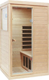 Infrared Sauna, Home Sauna 1 Person, Low EMF Sauna Wood Indoor Far Infrared Sauna