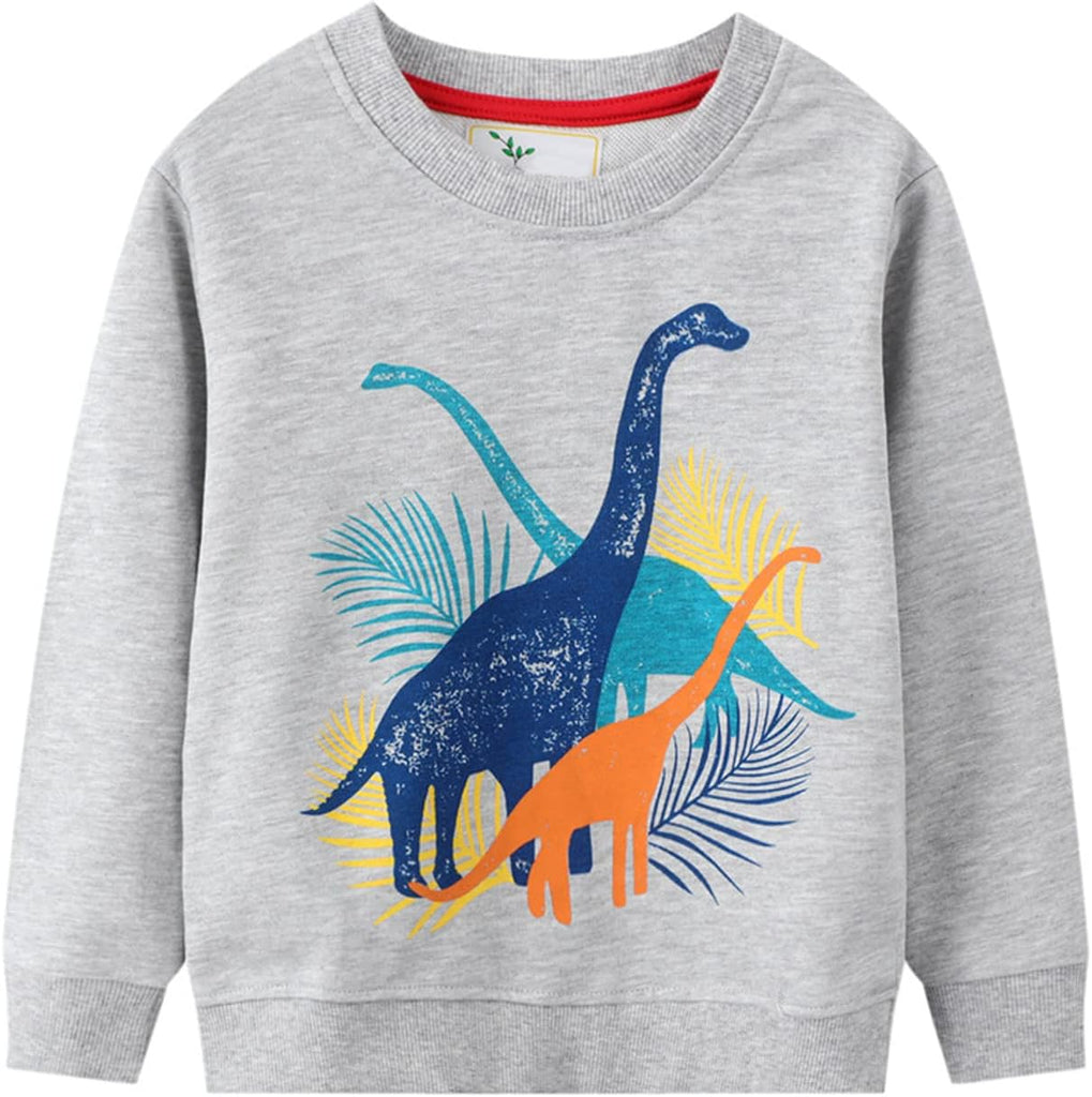 Toddler Boys Graphic Crewneck Sweatshirts Pack