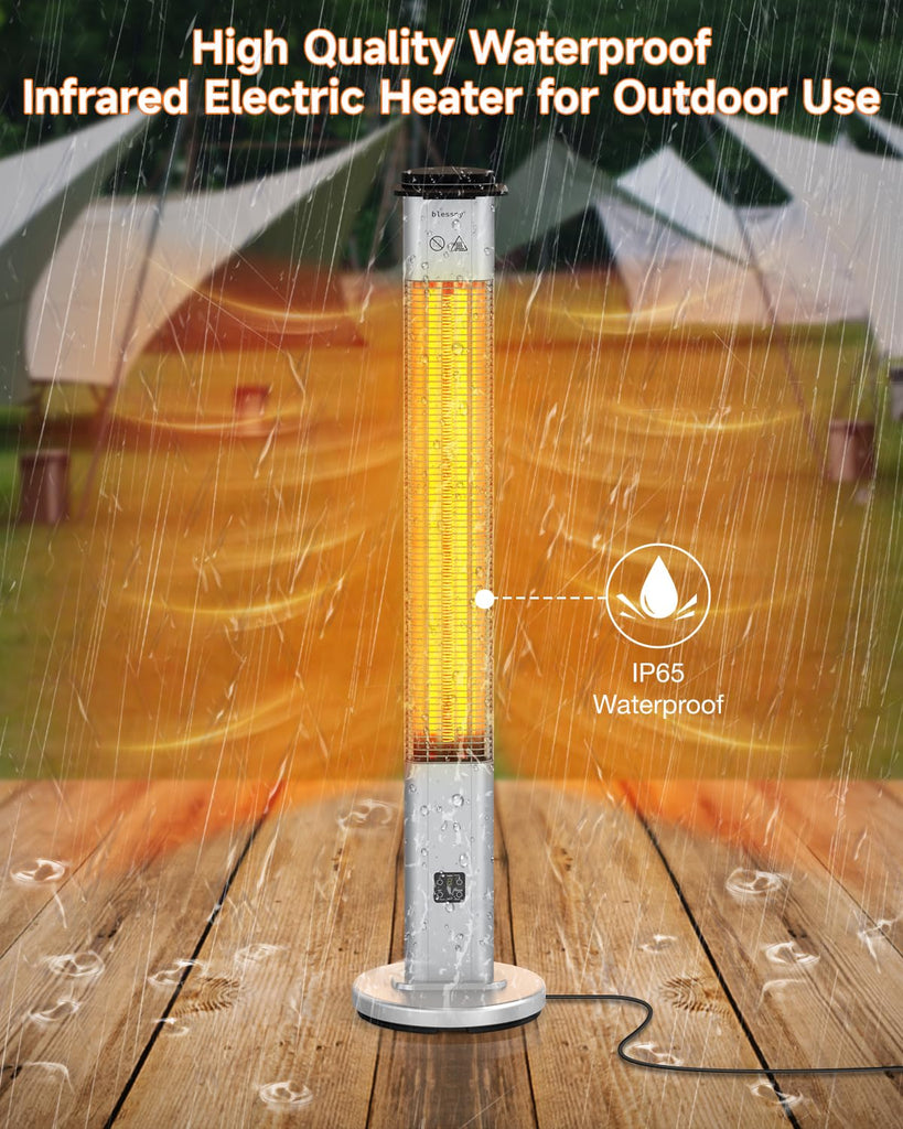 48.5" Large Electric Standing Heater , Garage & Workshop