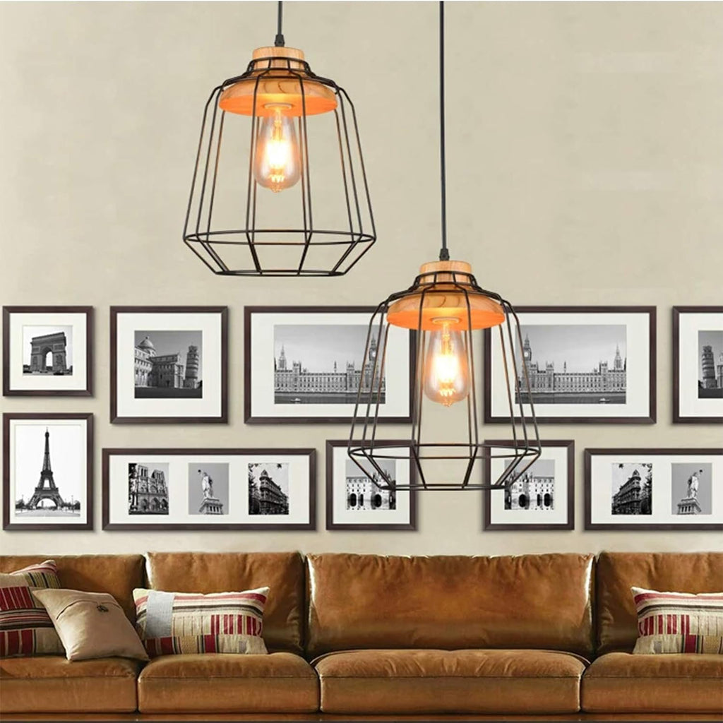 LED Dimmable Edison Light Bulbs 4W, 2200K-2400K Warm White (Amber Glass) ST64, E26 Base