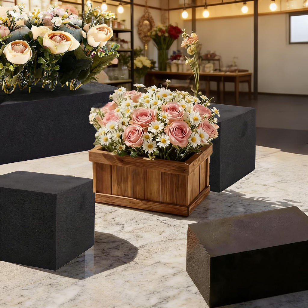 12 Piece Reusable Floral Foam Blocks, 9 x 3 x 3 Inch, Water Resistant, for Artificial Flower Arrangements, Outdoor