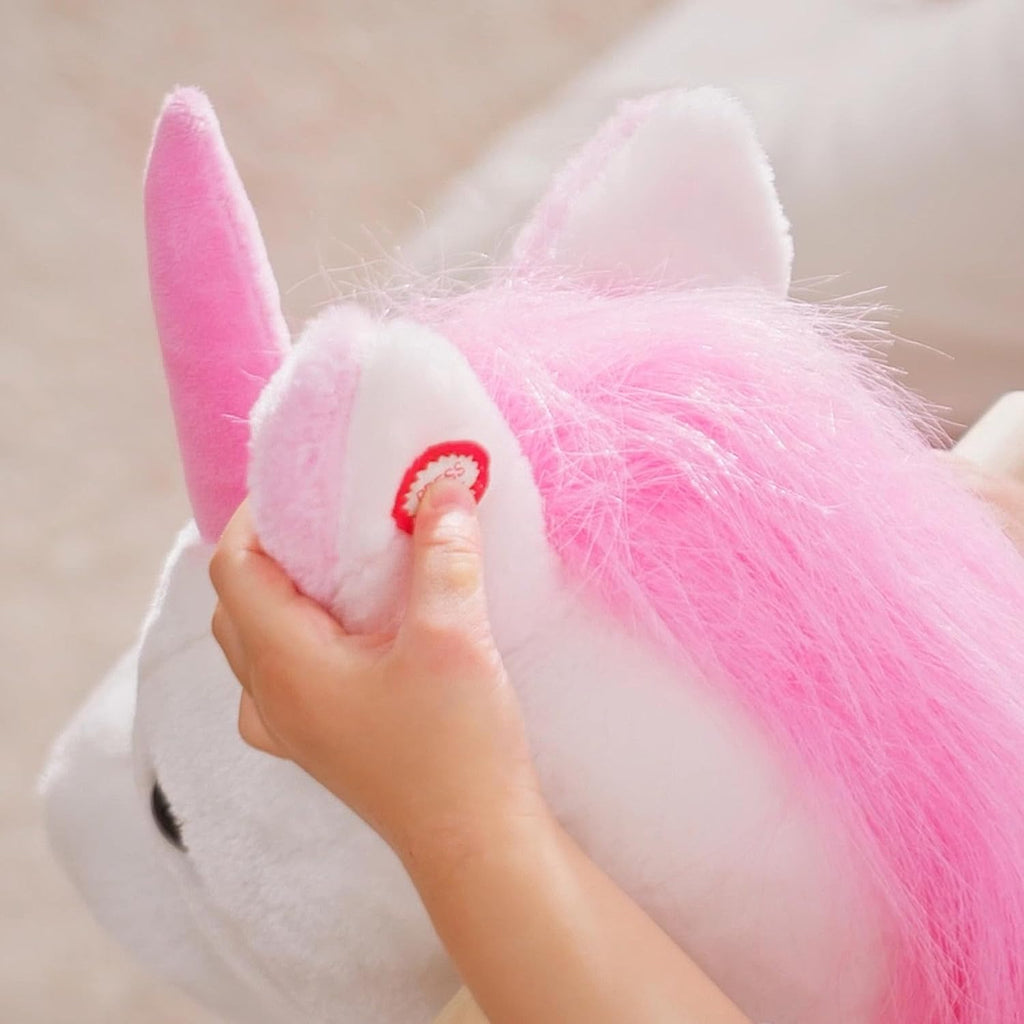 Unicorn Baby Rocking Horse Toy for Kids with Heavy-Duty Support System