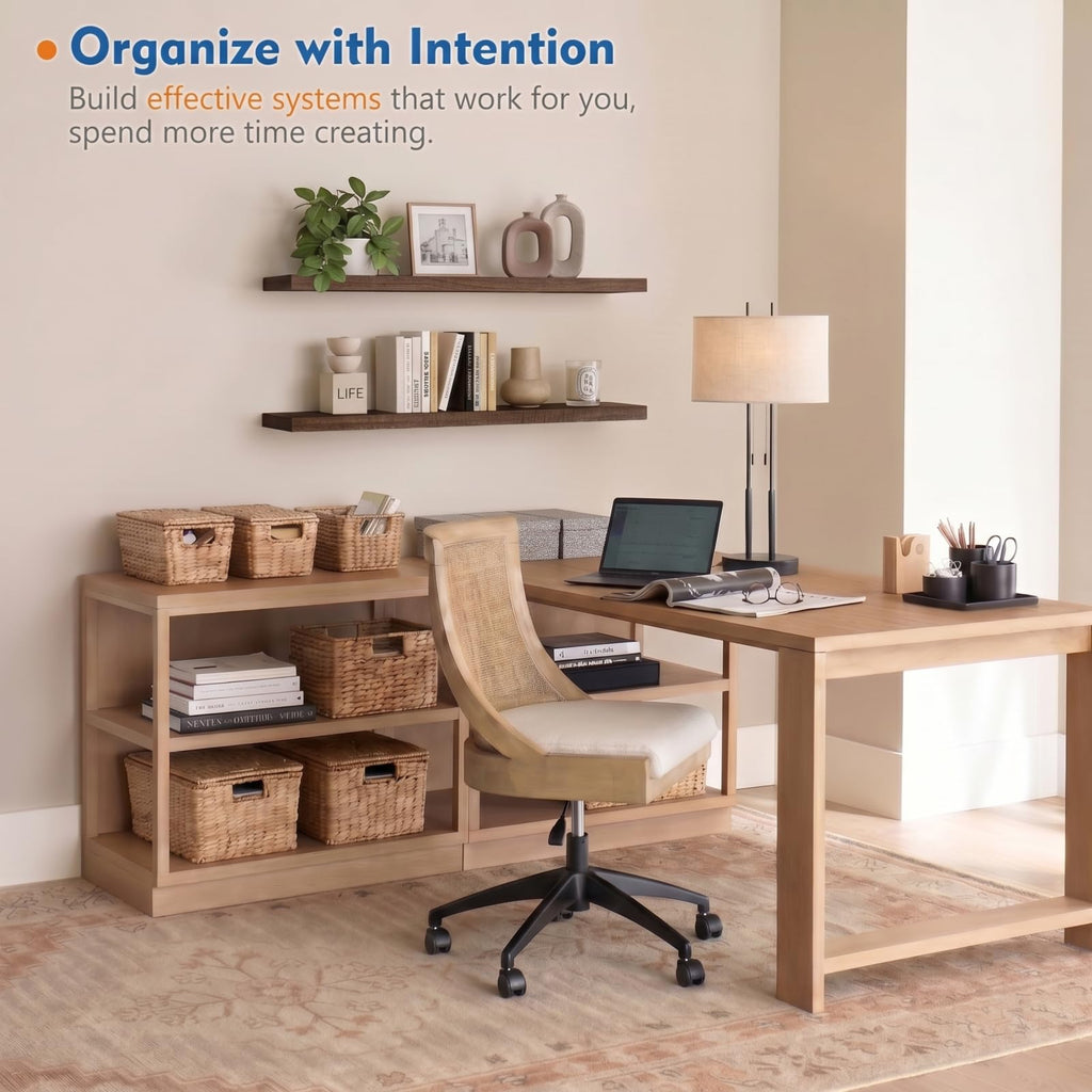 48 inch Floating Shelves Dark Wood, Long Wall Shelves