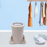 Manual Clothes Dryer, Portable Mini Spinner Compact Spin Dryer, Non electric Laundry Dryer for RV, Camping, School