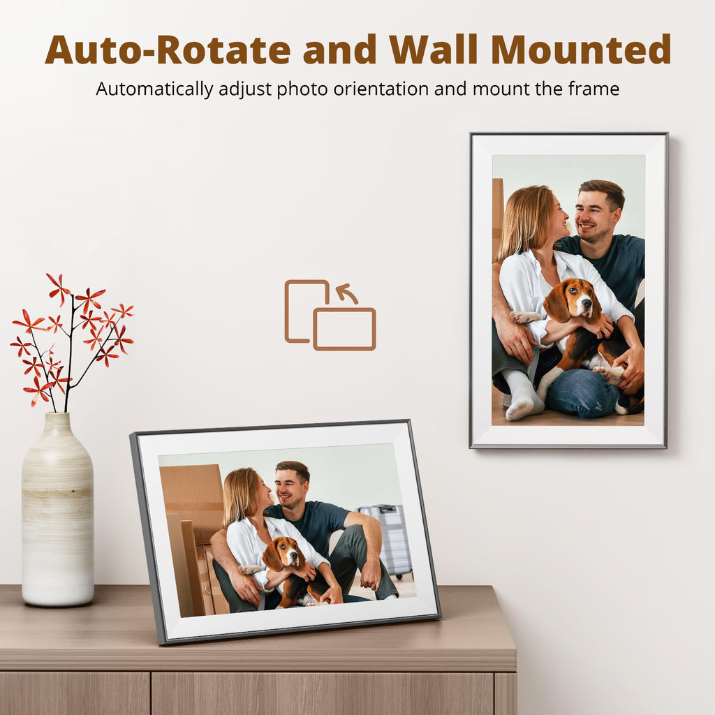 Classic 15 Digital Picture Frame, 15.6" Touchscreen