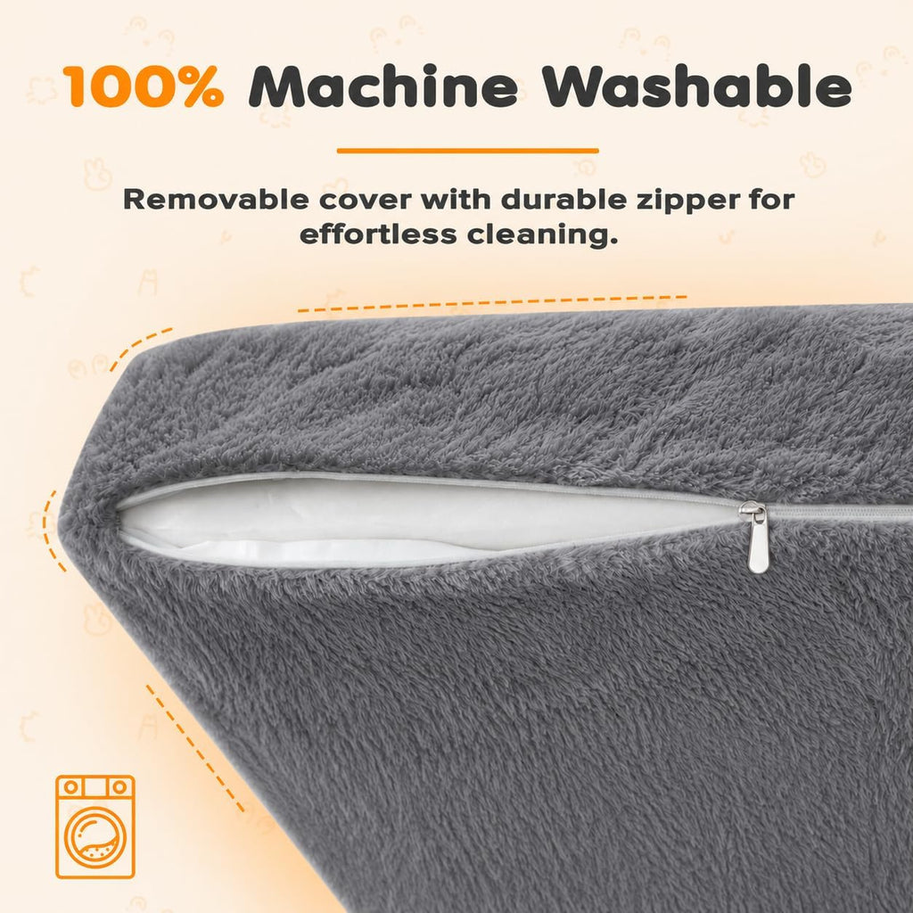2-in-1 Folding Sofa Bed, Convertible Sleeper Chair, Cat Paw Backrest