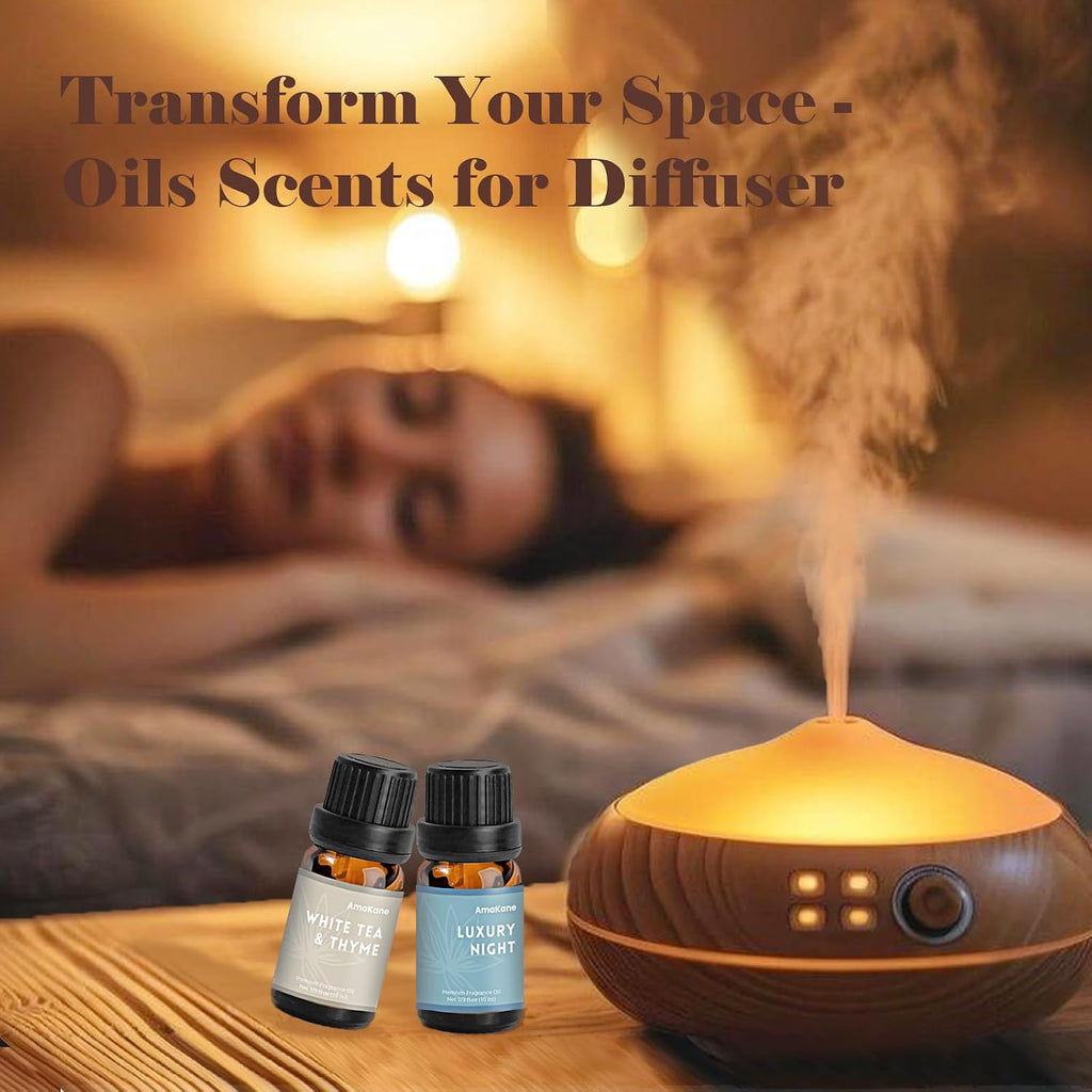 Hotel Scent Diffuser Oil, Hotel Fragrance Oils, Essential Oils for Diffuser, Fragrance Oil for Candle Making, Soap - Set of 6