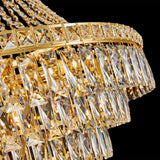 Large Gold Crystal Chandeliers for High Ceilings 26 Lights Modern Chandelier Luxury Chandeliers Light Fixture Foyer Staircase Hallway Entryway Banquet Hall Lobby 63" H x 30.7" D - French Empire