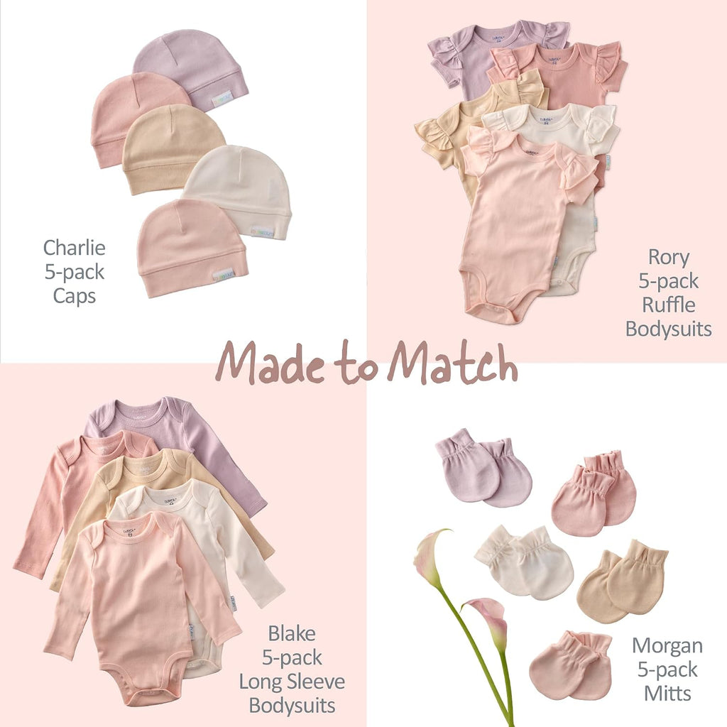 Avery Multipack Short Sleeve Bodysuits 100% Organic Cotton