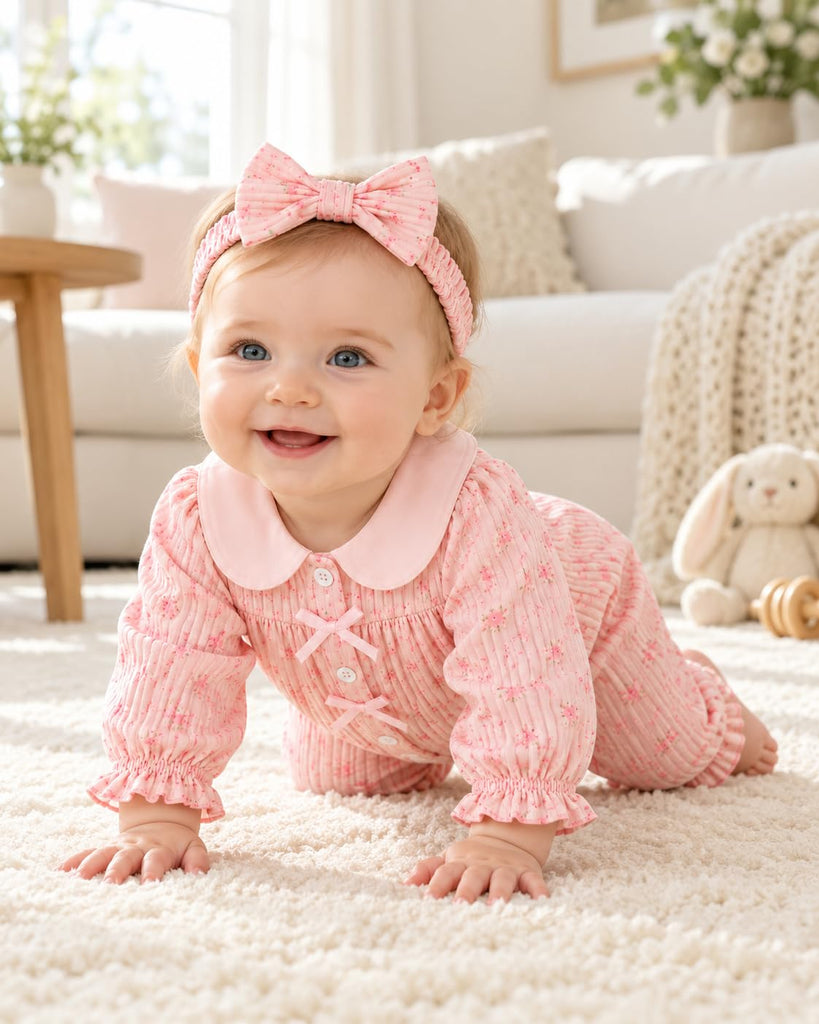 Newborn Baby Girl Clothes 6 9 12Month Coming Home Essential Outfit