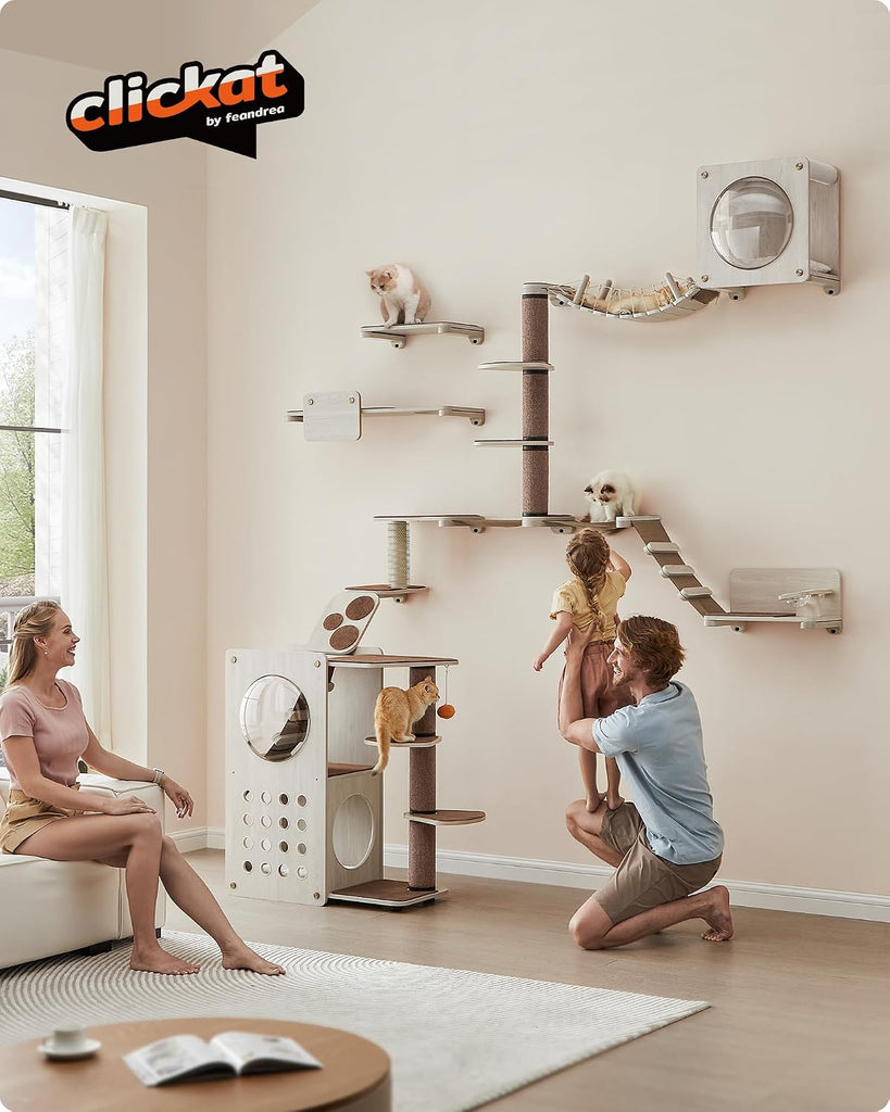 Cat Wall Furniture, Set of 1, Replaceable Washable Parts