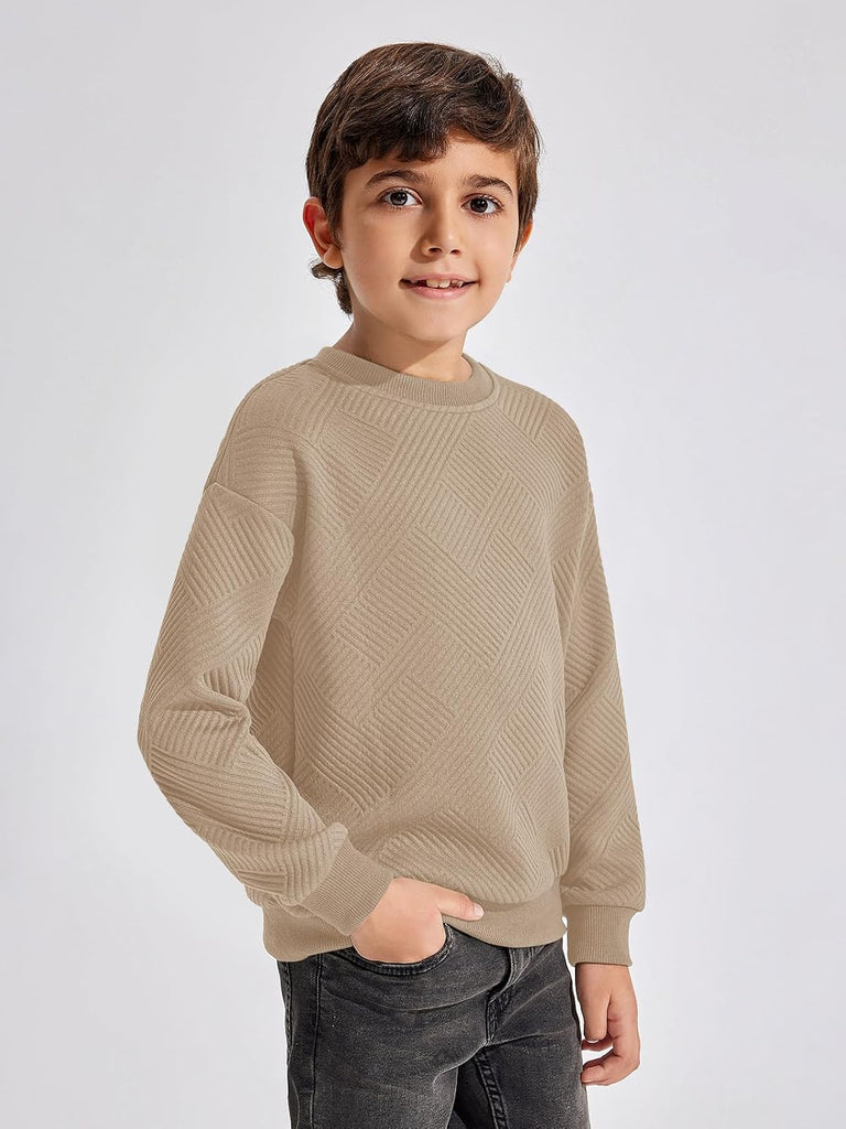 Boys Sweatshirts Kids Crewneck Long Sleeve Shirt Pullover Sweater