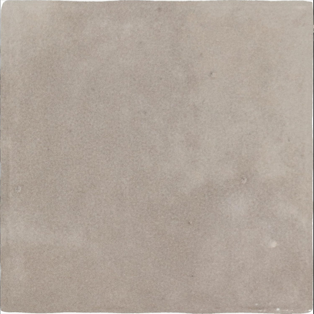 Zellige 4" x 4" Ceramic Wall Tile in Glossy Argilla (7.98 SQFT per Carton) (76 PC per Carton)