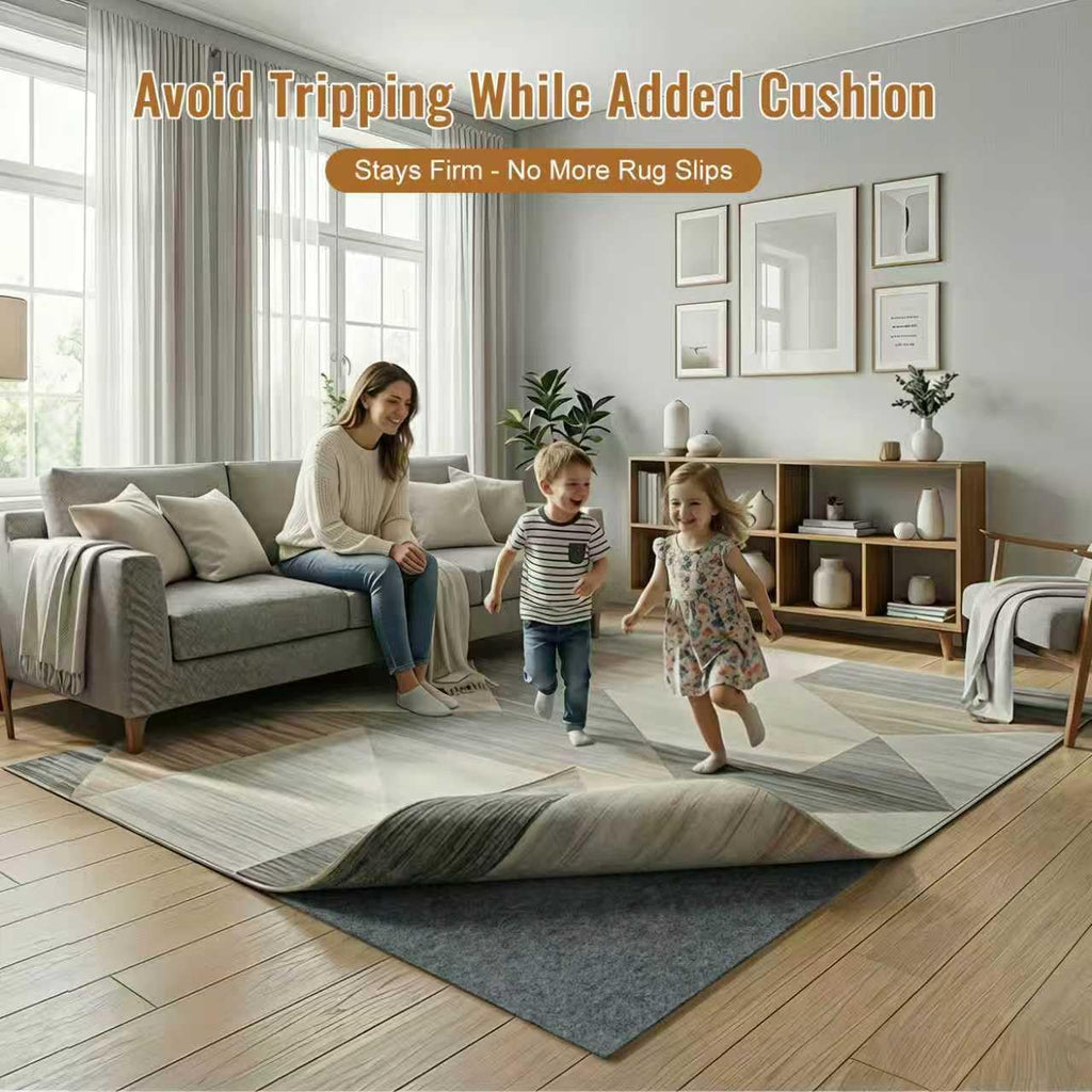 Felt Rug Pad, 2 x 6 Ft Rubber Non-Slip Rug Pad Gripper, Keep Rugs Secure and in Place, Extra Strong Under Carpet Mat