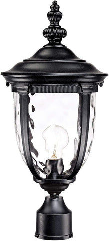 Bellagio 21 1/4" High Country Traditional Outdoor Post Light Fixture Pole Porch House Exterior Lantern Weatherproof