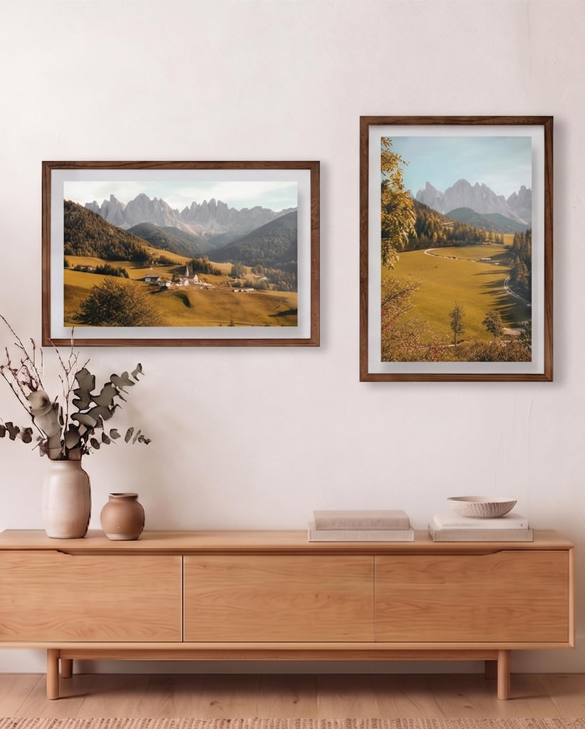 13x19 Floating Picture Frame for 11x17/11x14 Photos, 2-Pack Solid Wood Double Plexiglass Wall Art Frames, Any Size