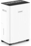 2500 Sq.Ft Dehumidifier for Basement, 32 Pint Dehumidifiers for Home with Drain Hose, Ultra Quiet 32dB