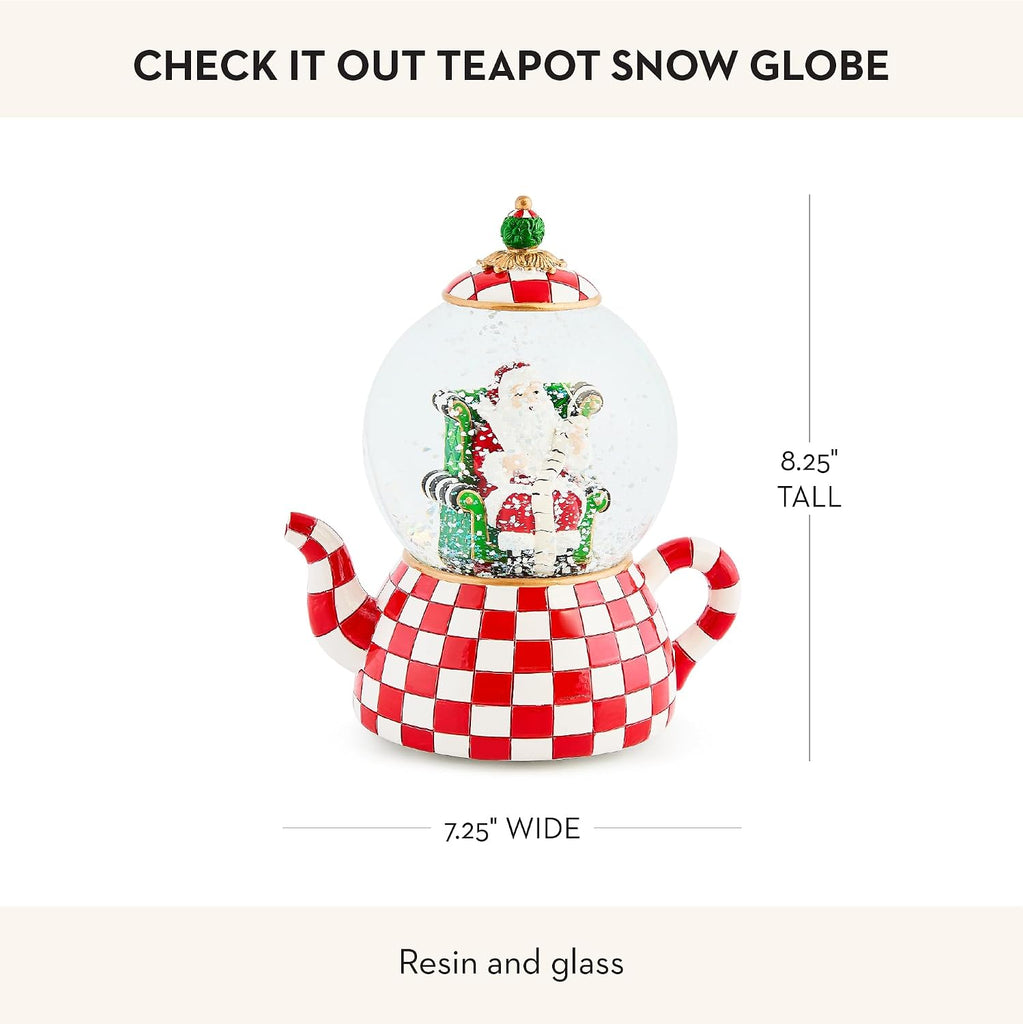 Snow Globe, Check It Out Teapot